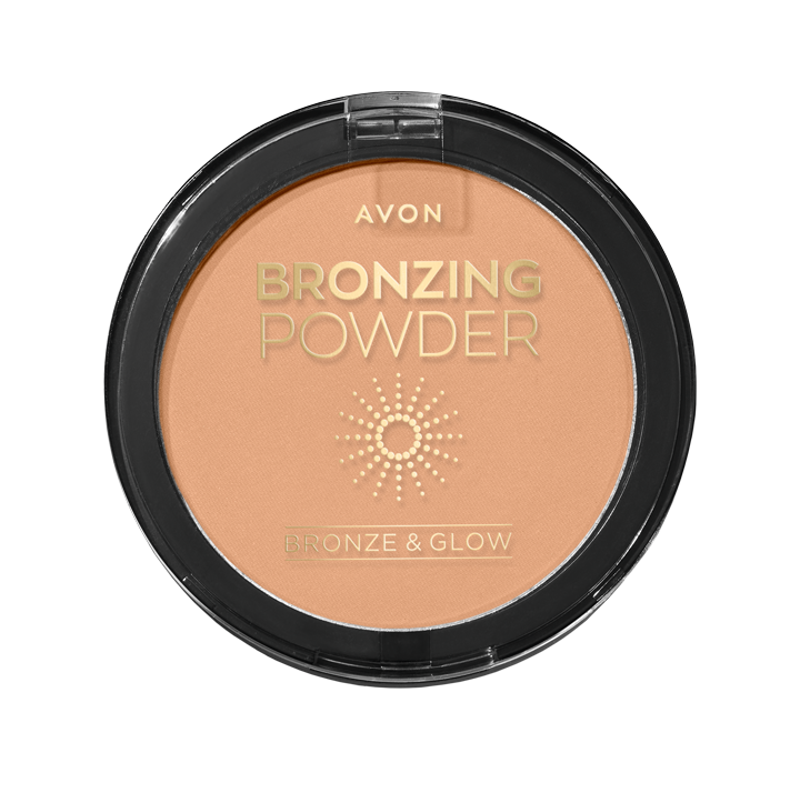 AVON BRONZE & GLOW BRONZING POWDER GOLDEN BRONZE	