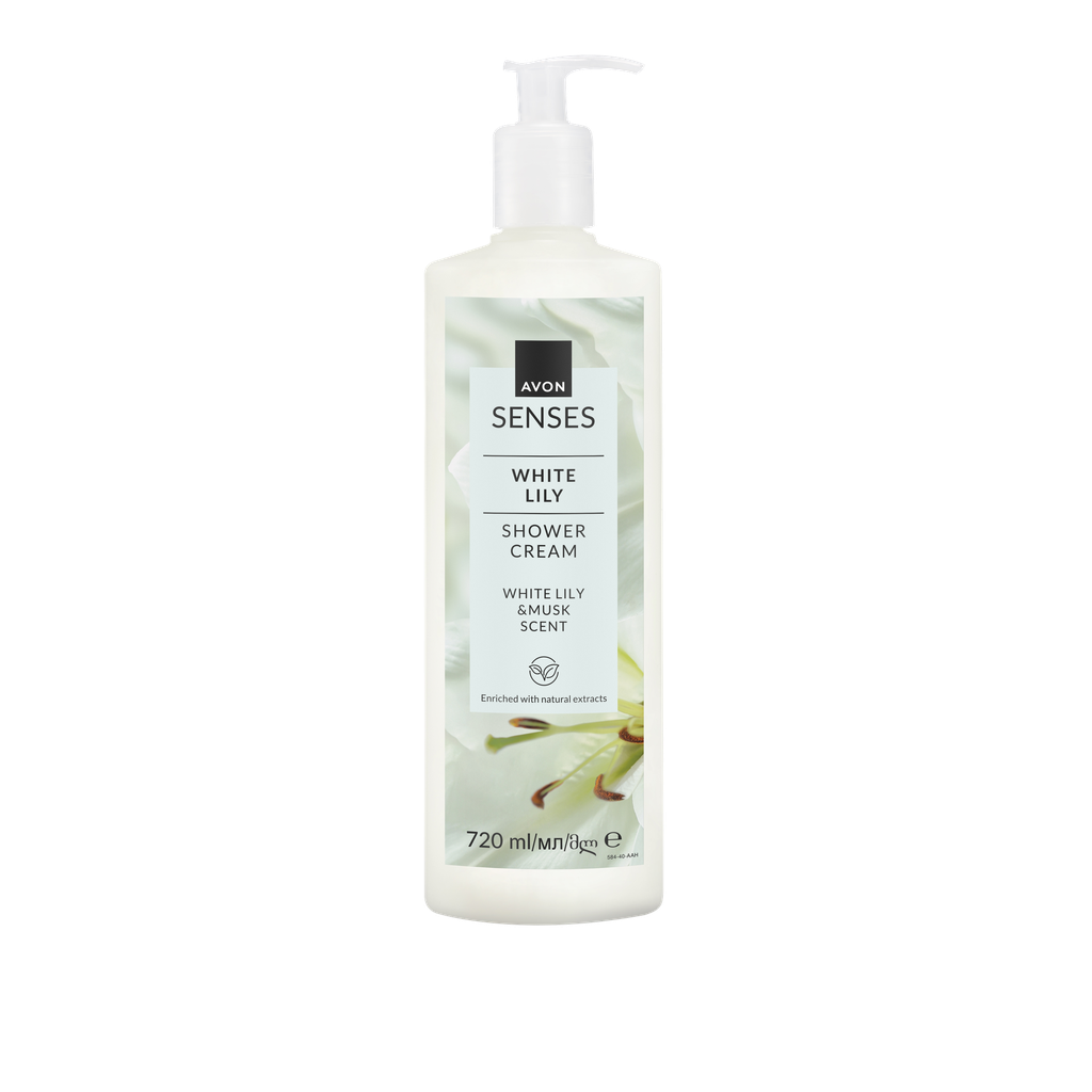 SENSES WHITE LILY SHOWER GEL 720ML (BVI CHANGE)