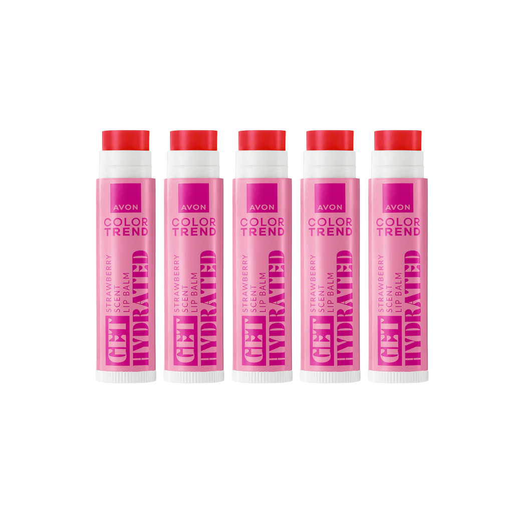 pack offer AVON COLOR TREND  LIP BALM STRAWBERRY C06 2026