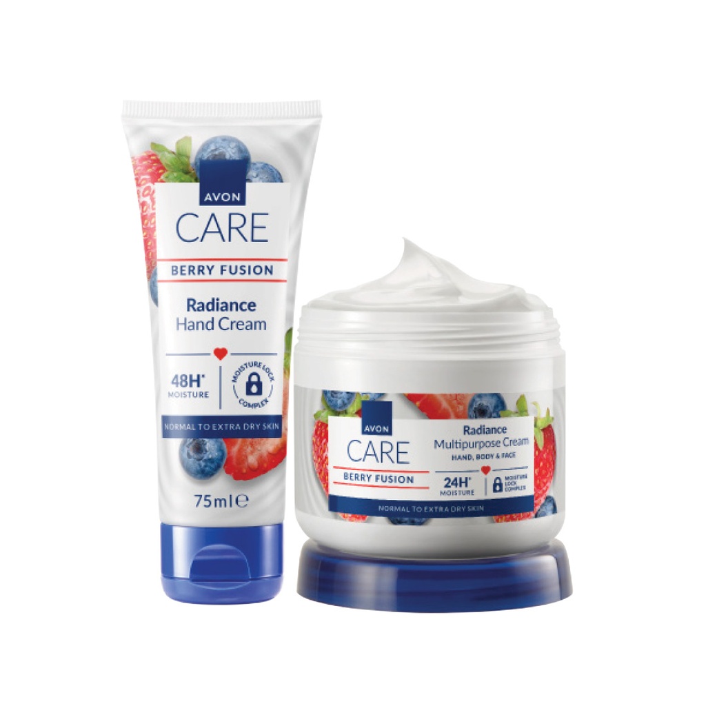Pack Offer AVON CARE BLUEBERRY & STRAWBERRY C12 2025