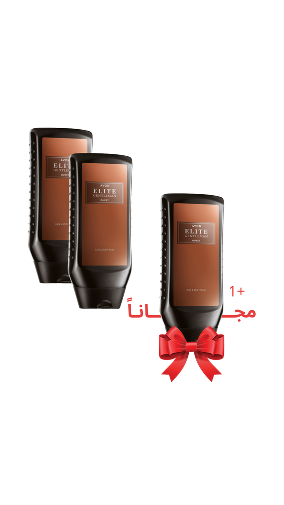 عبوة عرض ايليت جنتلمان كوست غسول للشعر والجسم