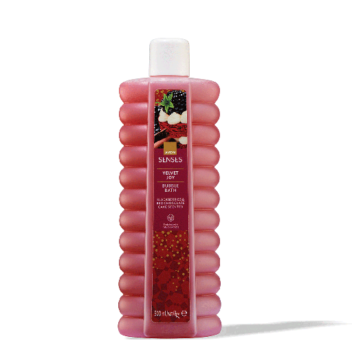 [1580917] SENSES  FESTIVE RED VELVET  BUBBLE BATH 500ML