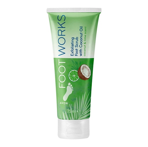[1542717] FOOTWORKS COCONUT & LIME EXFOLIATING SCRUB 75ML