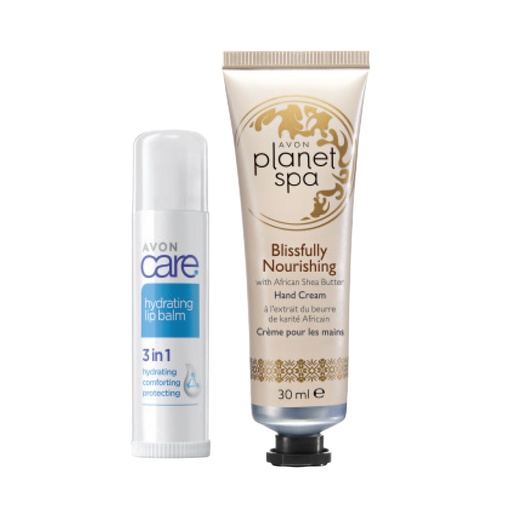 [2751] Pack offer LIP BALM & HAND CREAM WITH AFRICAN SHEA BUTTER C04 2026