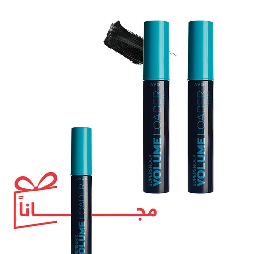 [3991] Pack Offer AVON SUPERSHOCK  MASCARA BLACKEST BLACK   C06 2025